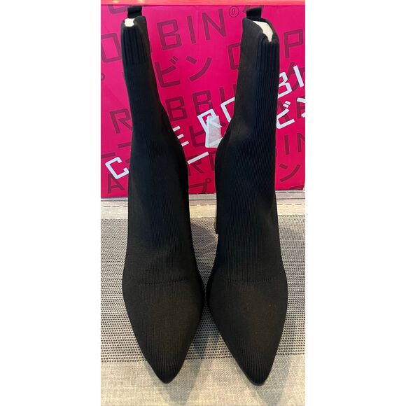 Cape Robbin Pointed Toe Booties for Women with Heels - Dressy Sock Boots - 10 - Picture 3 of 8
